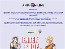Tablet Screenshot of anime-on-line.com
